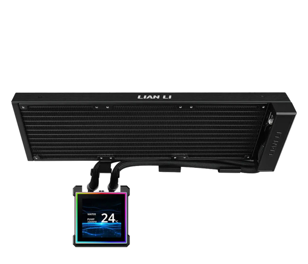 Lian Li HydroShift II LCD-S 360N RGB LCD Fanless Black 360mm - 1486799 - zdjęcie 4